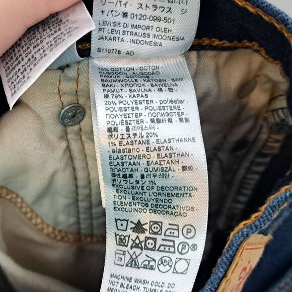 Levi's 511 Slim Fit All Seasons Jeans size 28x29 - Picture 8 of 9